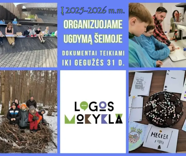 LOGOS PRIVATI MOKYKLA UGDYMAS SEIMOJE